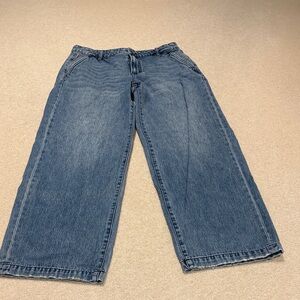 Classic Blue Wide Leg Women's Jeans